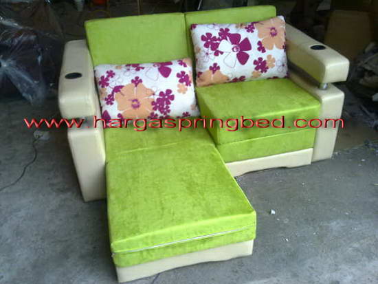 sofa bed bludru, sofa bed orchid